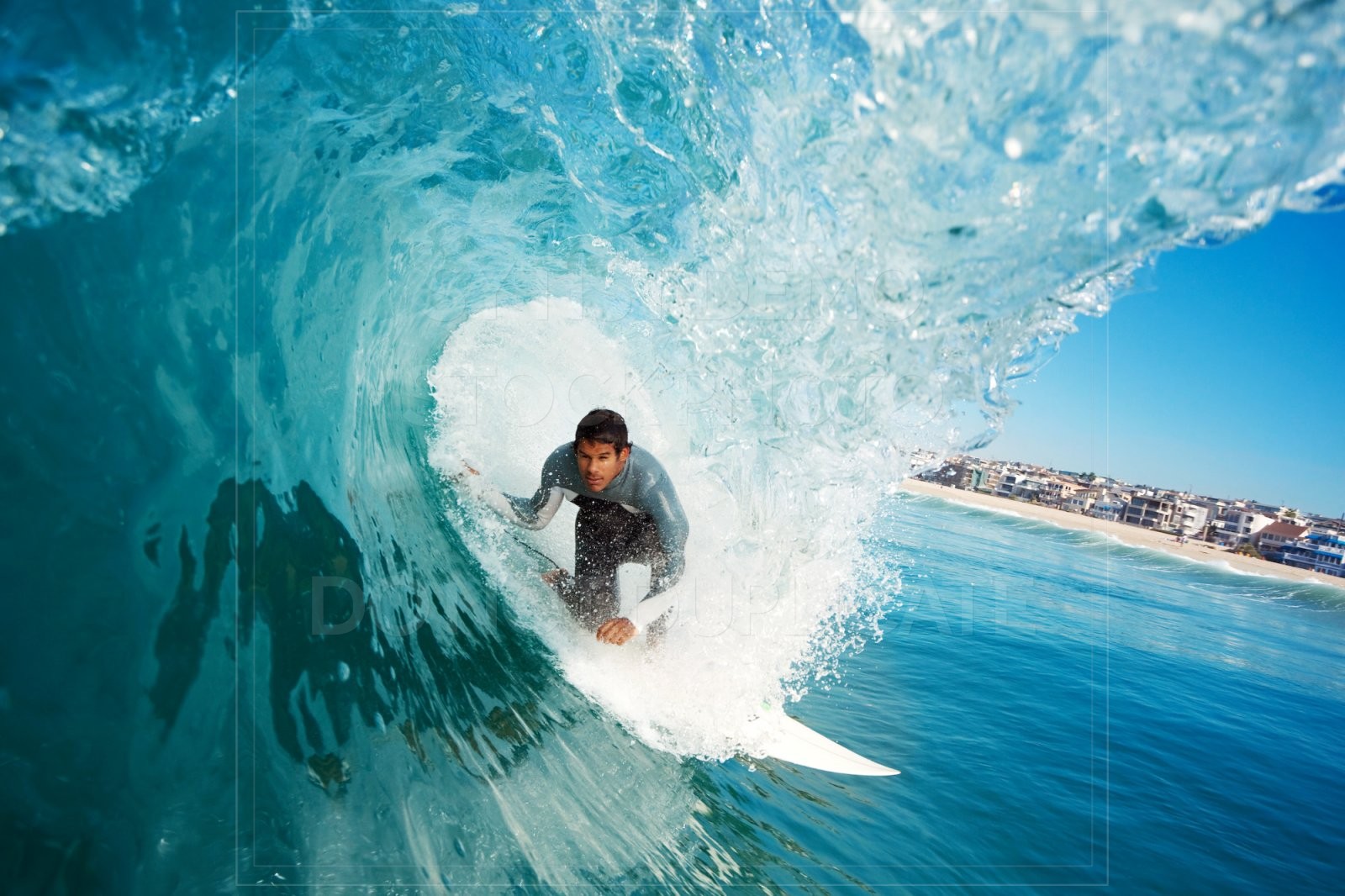 beach, ocean, surf, waves