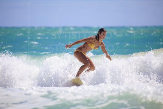 beach, ocean, surf, waves