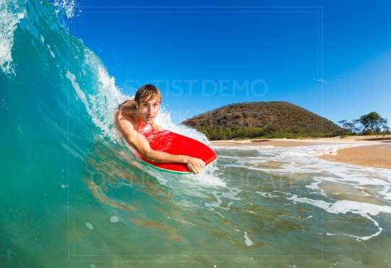 beach, ocean, surf, waves